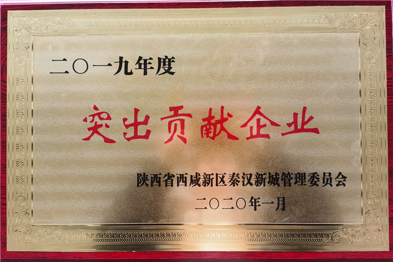 2019秦汉新城突出贡献企业