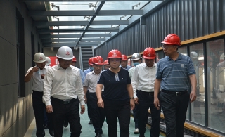 西安市副市长马鲜萍一行到访leyu乐鱼登录地址新材调研西咸新区重点项目、企业情况