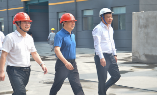 热烈欢迎汉中市勉县县长马仕强等一行莅临leyu乐鱼登录地址新材参观调研