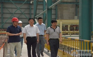 咸阳市副市长刘印生、市政协副主席曾广中到我公司视察指导