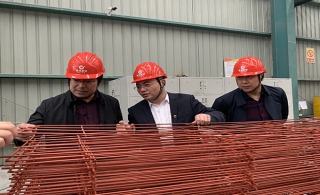 热烈欢迎榆横实业集团副总裁苗滋耀等一行到访leyu乐鱼登录地址新材