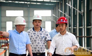 陕西建工集团时炜一行到访我公司考察