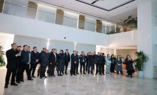 中国建材西安墙材院及苏州中材建设有限公司莅临leyu乐鱼登录地址新材参观交流