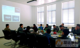 西安万科企业有限公司考察我公司绿色建材产业基地