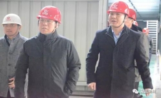 秦汉新城党委书记、管委会主任杨占文来我公司检查指导工作