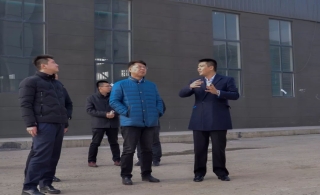 秦汉新城管委会副主任许寿琨一行到访leyu乐鱼登录地址新材